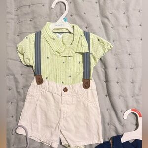 carters and children’s place overall sets for baby boy.